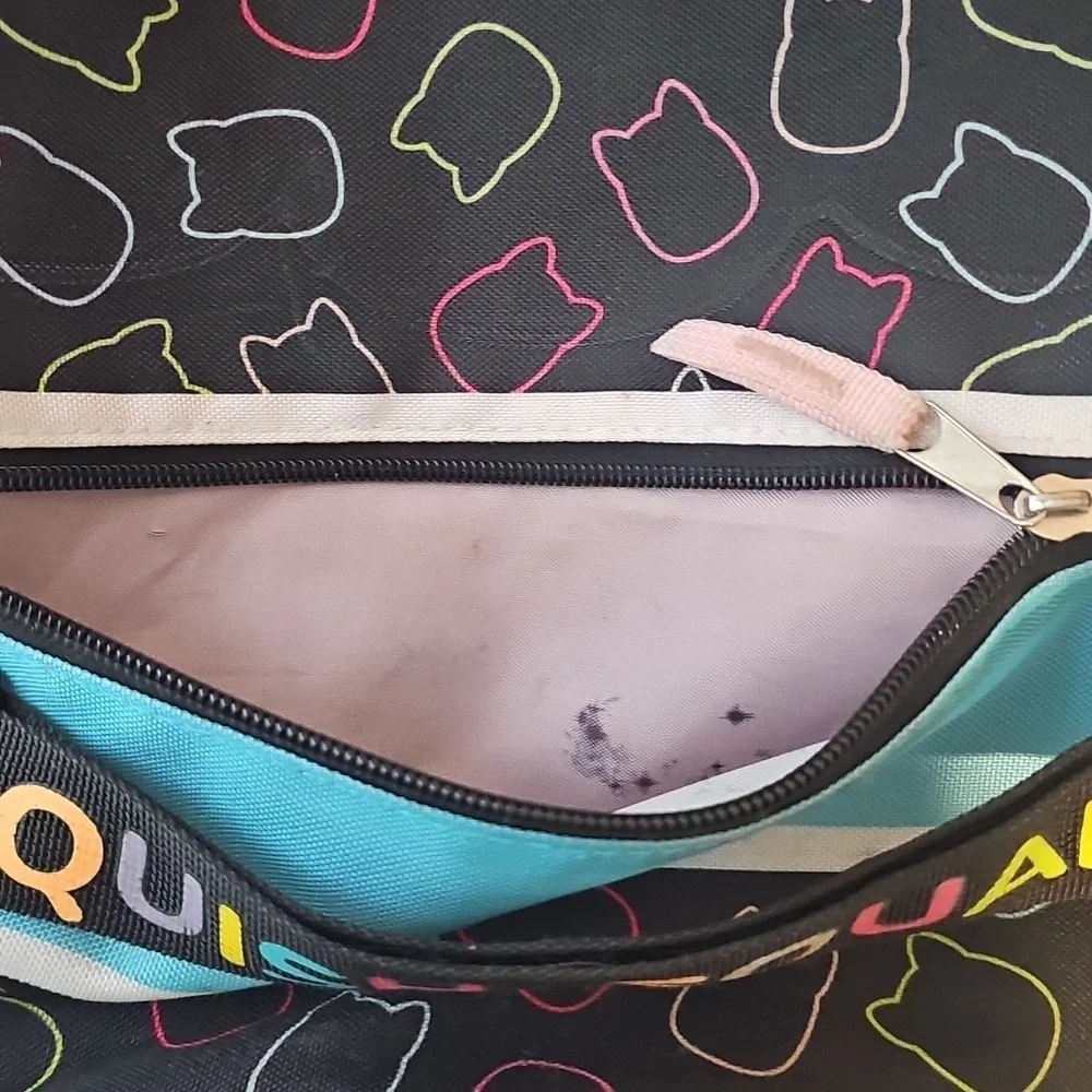 Squishmallows Black and Multicolor Backpack